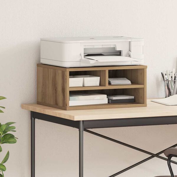 vidaXL &Sigma;&tau;&alpha;&nu;&tau; &Epsilon;&kappa;&tau;&upsilon;&pi;&omega;&tau;ή Artisan Oak 49 x 40 x 22.5 &epsilon;&kappa; &Epsilon;&pi;&epsilon;&xi;&epsilon;&rho;&gamma;&alpha;&sigma;&mu;έ&nu;&omicron; &xi;ύ&lambda;&omicron;