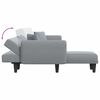 vidaXL Καναπές Κρεβάτι Γωνιακός Αν. Γκρι 275x140x70 εκ. Υφασμάτινος