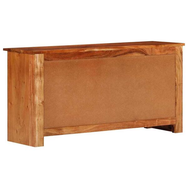 vidaXL Πλαϊνό γραφείο Καφέ 100 x 30 x 50 cm Μασίφ ξύλο ακακίας
