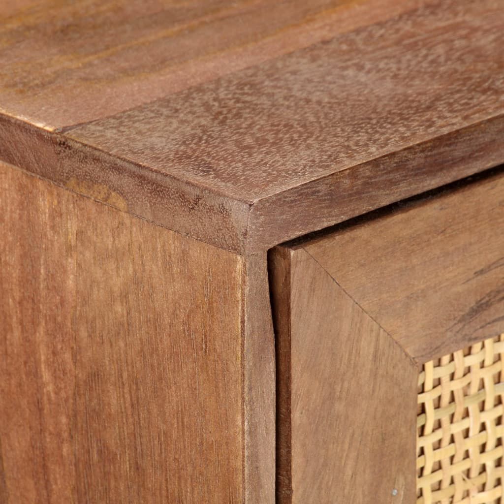 vidaXL Ντουλάπι 61 x 35 x 76 εκ. από Μασίφ Ξύλο Μάνγκο