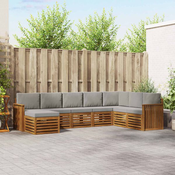 vidaXL &Sigma;&alpha;&lambda;&omicron;&nu;ά&kappa;&iota; &Gamma;&omega;&nu;&iota;&alpha;&kappa;&omicron;ύ &Kappa;&alpha;&nu;&alpha;&pi;έ 8 pcs &Phi;&upsilon;&sigma;&iota;&kappa;ό &kappa;&alpha;&iota; &Alpha;&nu;&omicron;&iota;&chi;&tau;ό &Gamma;&kappa;&rho;&iota;