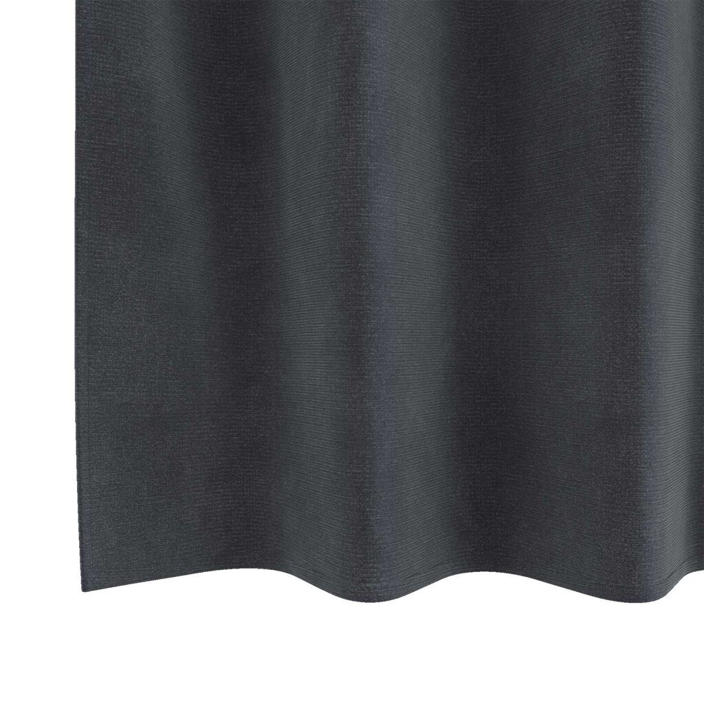 vidaXL Κουρτίνες με κουρτίνες 2 pcs Ανοιχτό γκρι 140 x 175 cm Βελούδο