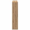 vidaXL Βιβλιοθήκη Αρτισιανή Δρυς 137,5x29x137,5 εκ. Επεξεργασμένο Ξύλο