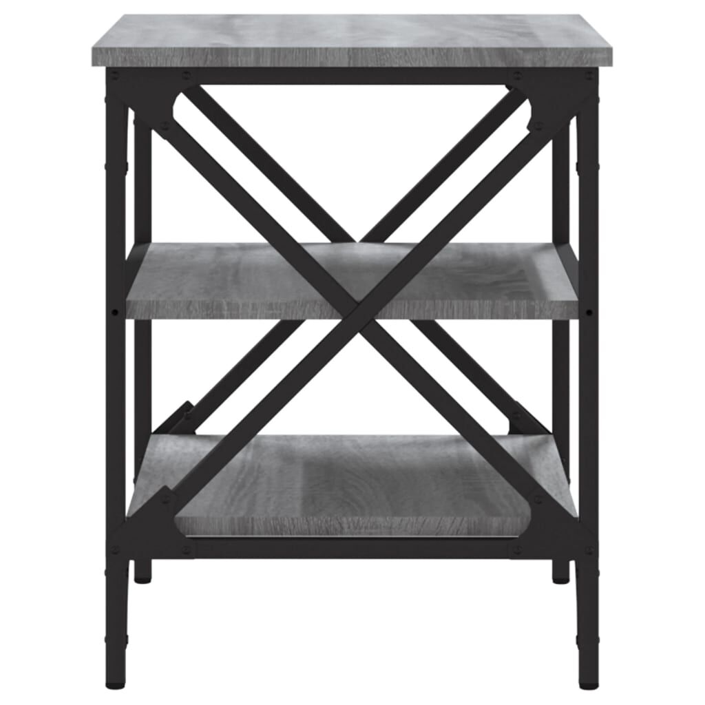 vidaXL Βοηθητικό Τραπέζι Γκρι Sonoma 40x42x50 εκ. Επεξεργασμένο Ξύλο