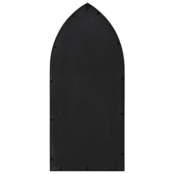 vidaXL Καθρέφτης Κήπου για Εξ. Χώρους Μαύρος 70 x 30 εκ. από Σίδερο