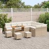 vidaXL Σετ Καναπέ Κήπου 13 pcs Μπεζ συνθετικό ρατάν