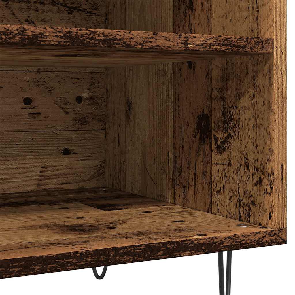 vidaXL Δισκοθήκη Παλιό Ξύλο 84,5 x 38 x 48 εκ. από Επεξεργασμένο Ξύλο