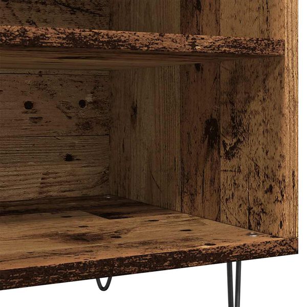 vidaXL Δισκοθήκη Παλιό Ξύλο 84,5 x 38 x 48 εκ. από Επεξεργασμένο Ξύλο