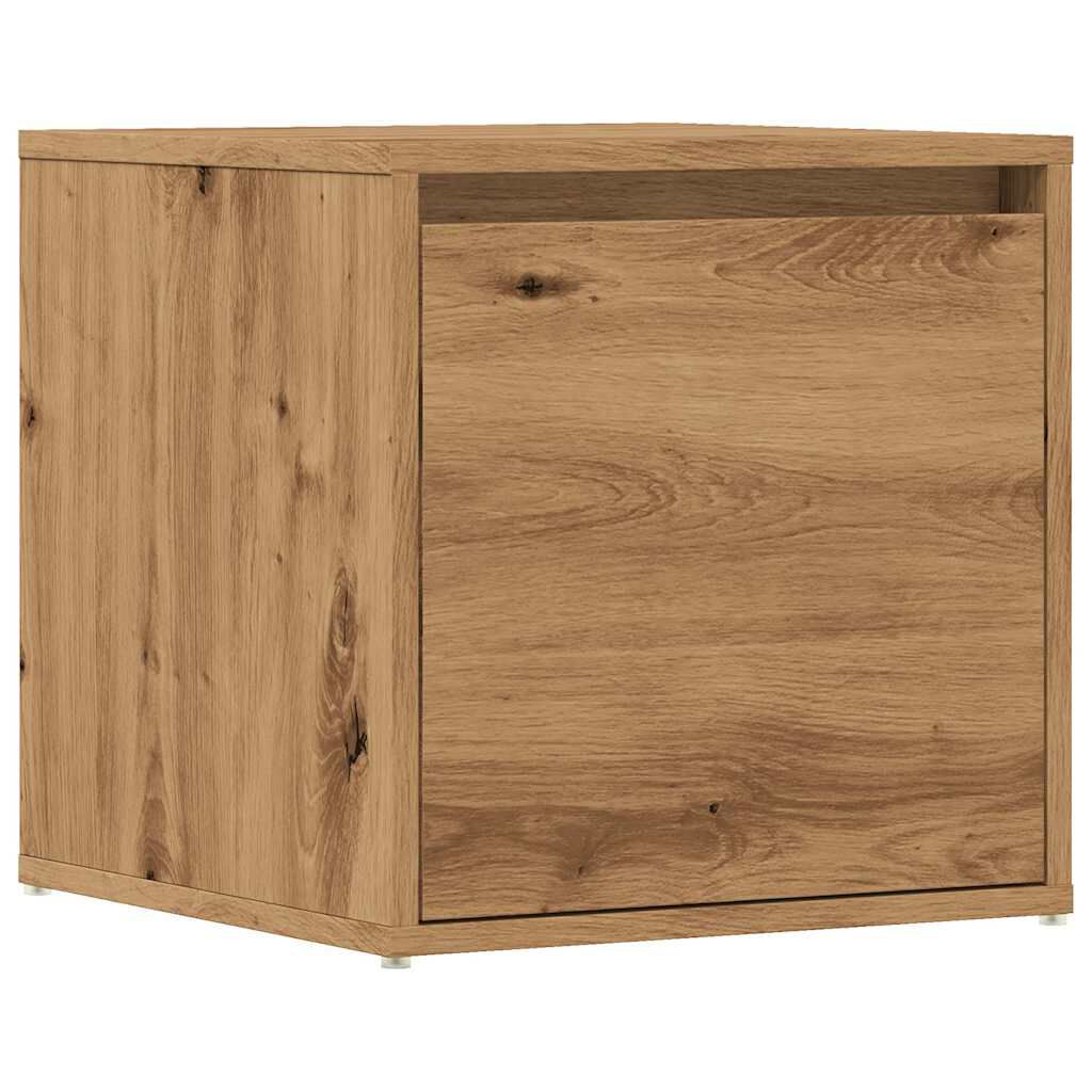 vidaXL Συρτάρι Box Artisan Δρυς 40,5x40x40 cm Ξύλο μηχανής