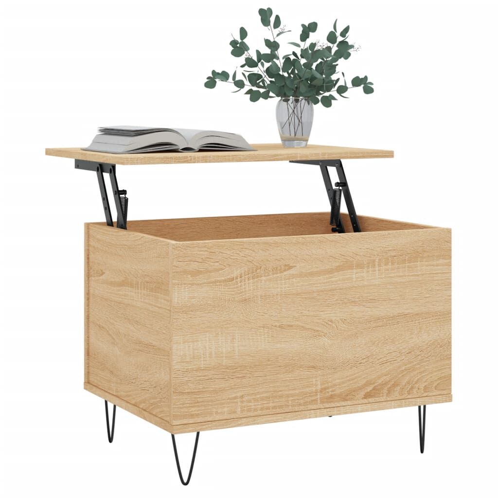vidaXL Τραπεζάκι Σαλονιού Sonoma Δρυς 60x44,5x45εκ. Επεξεργασμένο Ξύλο