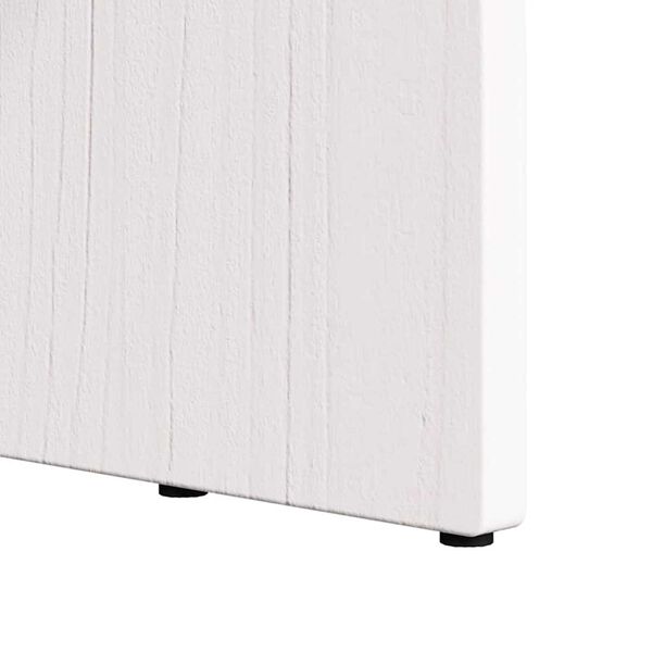 vidaXL Τραπεζάκι σαλονιού Λευκό 80 x 40 x 35 cm Μασίφ ξύλο πεύκου