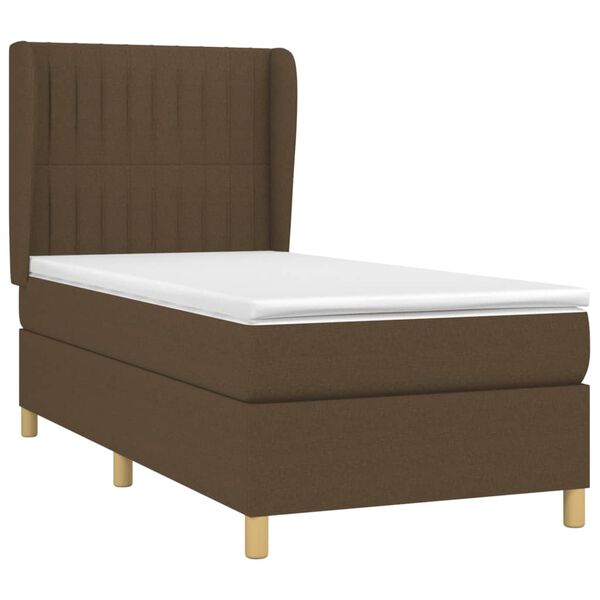 vidaXL &Kappa;&rho;&epsilon;&beta;ά&tau;&iota; Boxspring &mu;&epsilon; &Sigma;&tau;&rho;ώ&mu;&alpha; &Sigma;&kappa;&omicron;ύ&rho;&omicron; &Kappa;&alpha;&phi;έ 90x190 &epsilon;&kappa;. &Upsilon;&phi;&alpha;&sigma;&mu;ά&tau;&iota;&nu;&omicron;