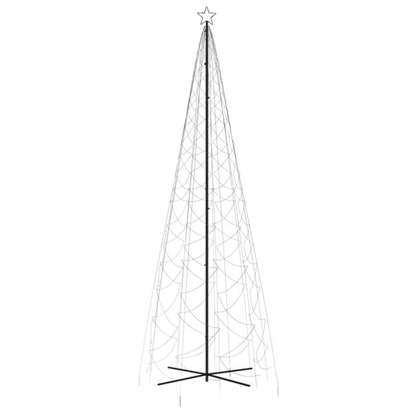 vidaXL Χριστουγεννιάτικο Δέντρο Κώνος 1400 LED Μπλε 160 x 500 εκ.