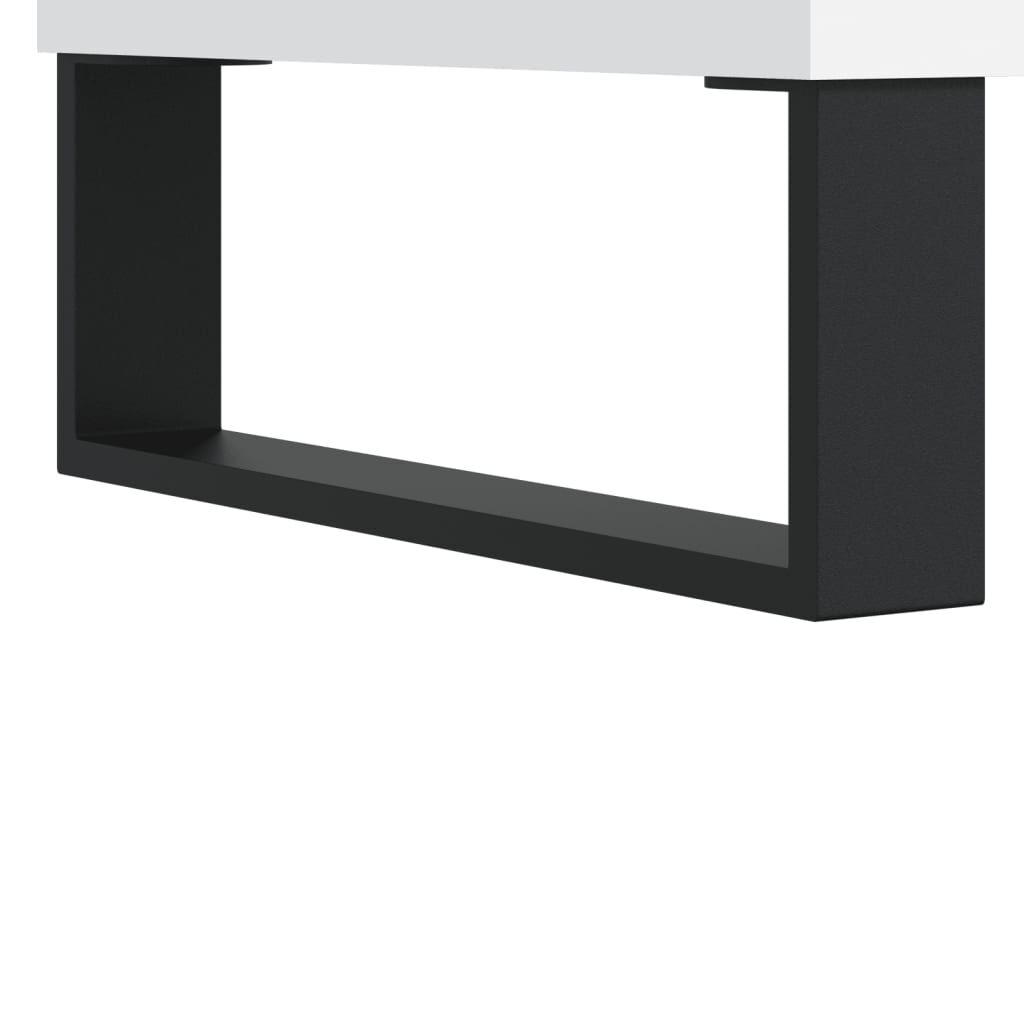 vidaXL Δισκοθήκη Λευκή 85 x 38 x 48 εκ. από Επεξεργασμένο Ξύλο