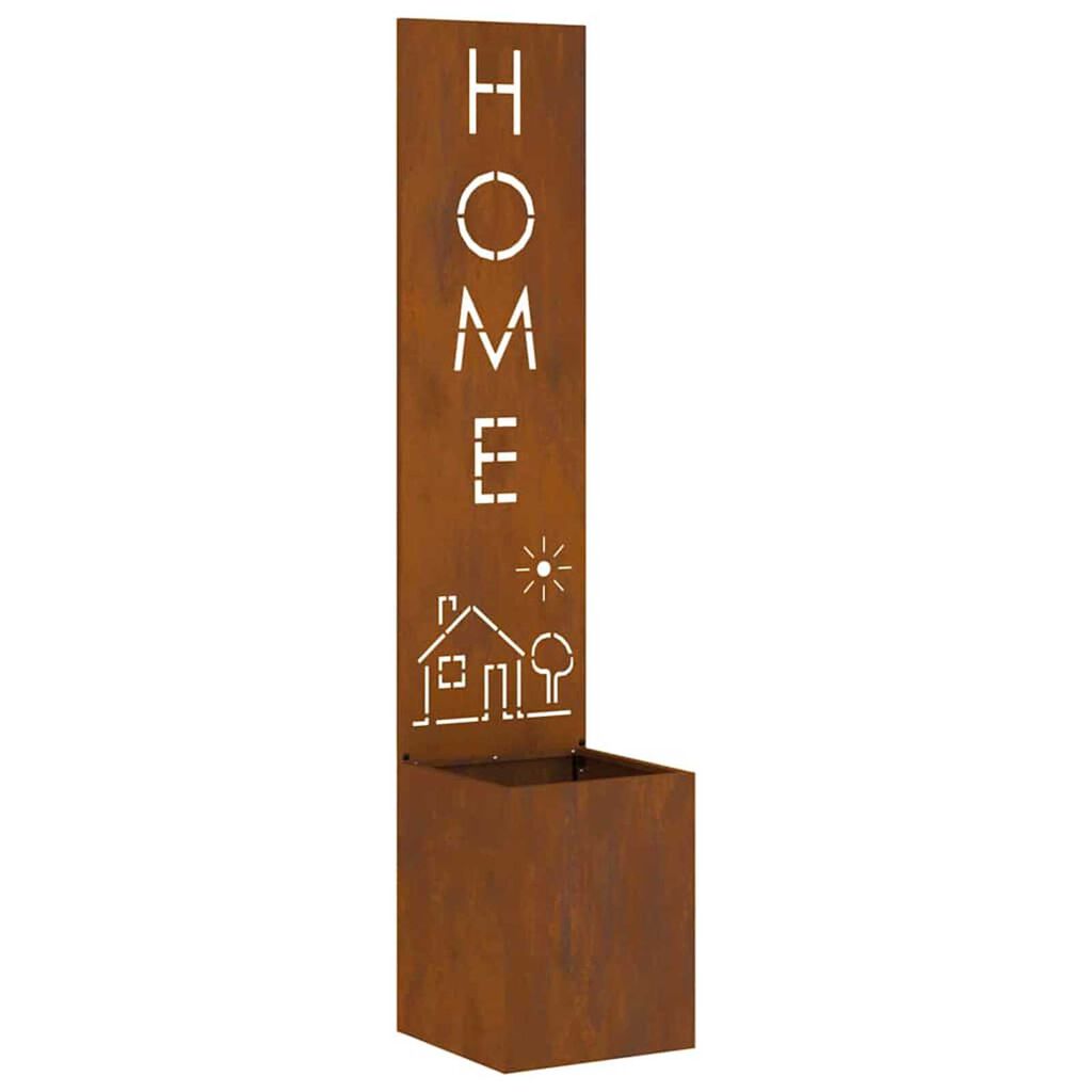 vidaXL Οθόνη Ιδιωτικότητας Κήπου Σκ rusty 32 x 140 εκ.