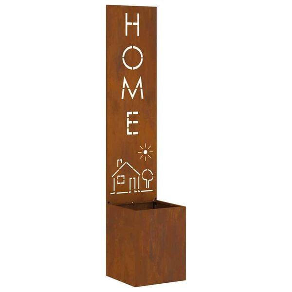 vidaXL Οθόνη Ιδιωτικότητας Κήπου Σκ rusty 32 x 140 εκ.