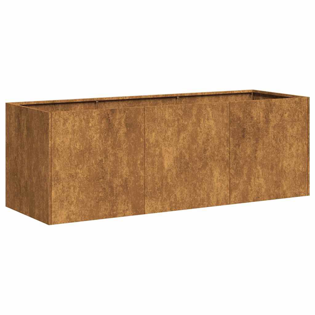 vidaXL Ζαρντινιέρα 120x40x40 εκ. Ατσάλι Σκληρυθέν στον Αέρα