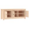 vidaXL Παπουτσοθήκη 110 x 38 x 45,5 εκ. από Μασίφ Ξύλο Πεύκου