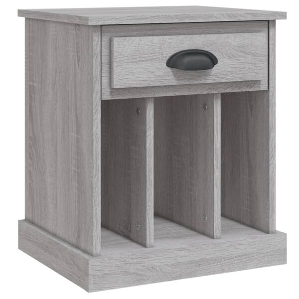 vidaXL Κομοδίνο Γκρι Sonoma 43x36x50 εκ.