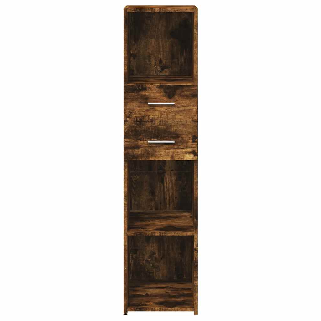 vidaXL Ντουλάπα Καπνιστή Δρυς 30x42,5x124 εκ. από Επεξεργασμένο Ξύλο