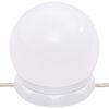 vidaXL Μπουντουάρ με LED Καφέ Δρυς 86,5x35x136 εκ.
