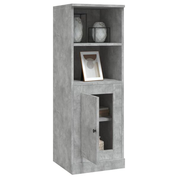 vidaXL Ντουλάπι Γκρι Σκυροδέματος 36x35,5x103,5 εκ. Επεξεργασμένο Ξύλο