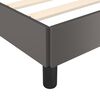 vidaXL Πλαίσιο Κρεβατιού Γκρι 140x200 εκ. από Συνθετικό Δέρμα