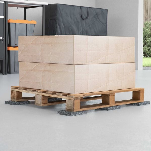 vidaXL Ρόλος από καουτσούκ Μαύρο Λάστιχο