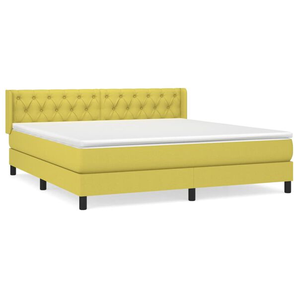 vidaXL &Kappa;&rho;&epsilon;&beta;ά&tau;&iota; Boxspring &mu;&epsilon; &Sigma;&tau;&rho;ώ&mu;&alpha; &Pi;&rho;ά&sigma;&iota;&nu;&omicron; 160x200 &epsilon;&kappa;.&Upsilon;&phi;&alpha;&sigma;&mu;ά&tau;&iota;&nu;&omicron;