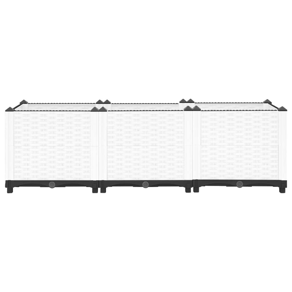 vidaXL Ζαρντινιέρα 120 x 40 x 38 εκ. από Πολυπροπυλένιο