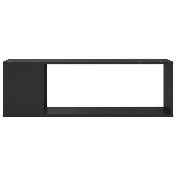 vidaXL Έπιπλο Τηλεόρασης Μαύρο 100 x 24 x 32 εκ. Επεξεργασμένο Ξύλο