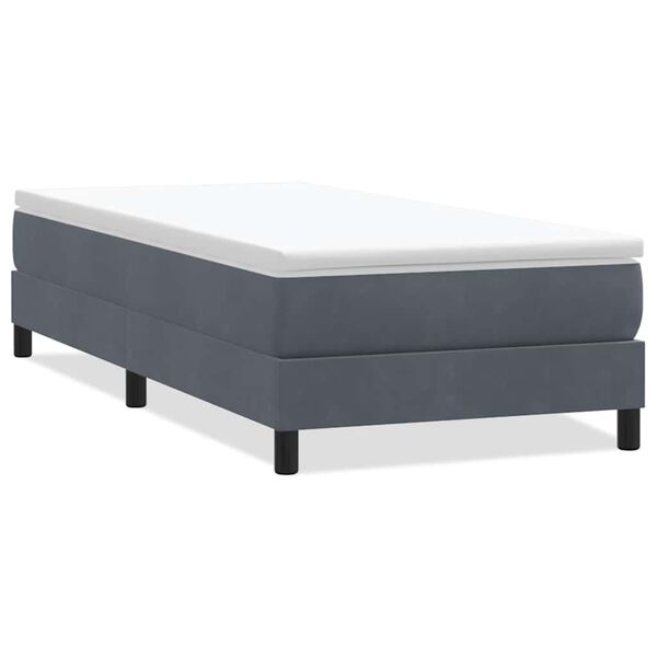 vidaXL &Kappa;&rho;&epsilon;&beta;ά&tau;&iota; Boxspring &chi;&omega;&rho;ί&sigmaf; &Sigma;&tau;&rho;ώ&mu;&alpha; &Sigma;&kappa;&omicron;ύ&rho;&omicron; &Gamma;&kappa;&rho;&iota; 90x220 &epsilon;&kappa;. &Beta;&epsilon;&lambda;&omicron;ύ&delta;&iota;&nu;&omicron;