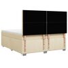 vidaXL &Kappa;&rho;&epsilon;&beta;ά&tau;&iota; Boxspring &mu;&epsilon; &Sigma;&tau;&rho;ώ&mu;&alpha; &Kappa;&rho;&epsilon;&mu; 200x200 &epsilon;&kappa;. &Upsilon;&phi;&alpha;&sigma;&mu;ά&tau;&iota;&nu;&omicron;