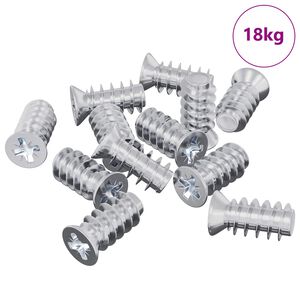 vidaXL &Beta;ί&delta;&alpha; 10909 pcs &Alpha;&sigma;&eta;&mu;ί M6 x 12 mm &Sigma;ί&delta;&epsilon;&rho;&omicron;
