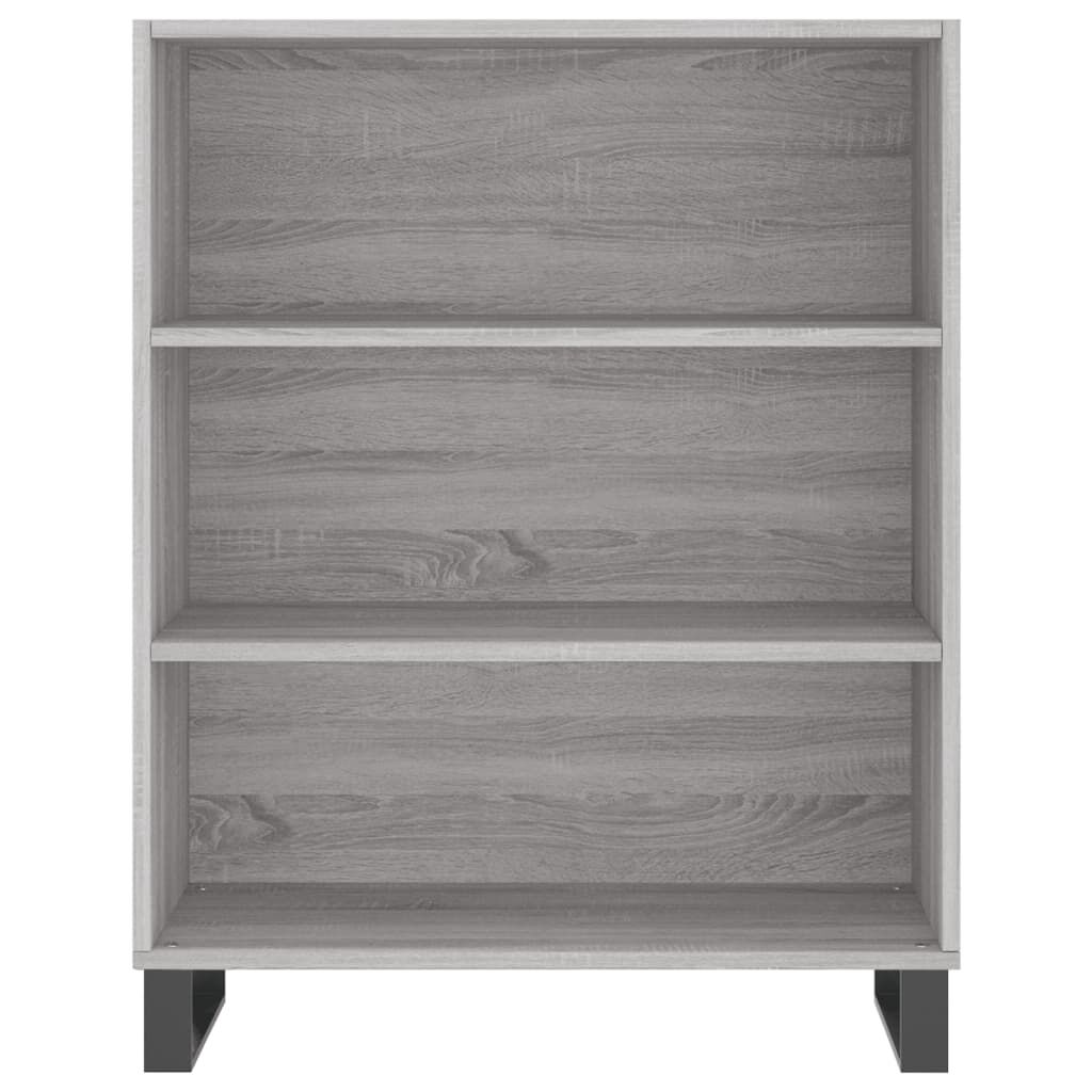 vidaXL Ντουλάπι Γκρι Sonoma 69,5 x 34 x 180 εκ. Επεξεργασμένο Ξύλο