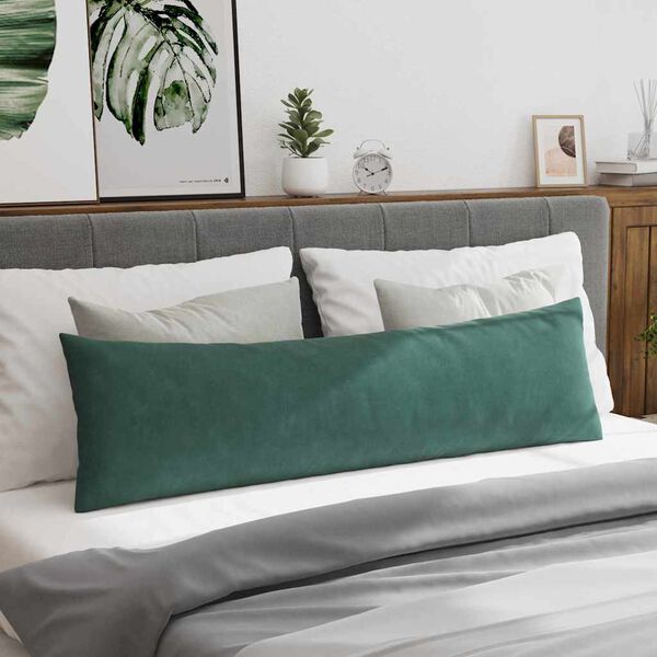 vidaXL Μαξιλάρι Καναπέ 2 pcs Σκούρο Πράσινο 145 x 40 εκ.