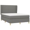 vidaXL &Kappa;&rho;&epsilon;&beta;ά&tau;&iota; Boxspring &mu;&epsilon; &Sigma;&tau;&rho;ώ&mu;&alpha; &Sigma;&kappa;&omicron;ύ&rho;&omicron; &Gamma;&kappa;&rho;&iota; 140x200 &epsilon;&kappa; &Upsilon;&phi;&alpha;&sigma;&mu;ά&tau;&iota;&nu;&omicron;