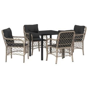 vidaXL &Sigma;έ&tau; &phi;&alpha;&gamma;&eta;&tau;&omicron;ύ &gamma;&iota;&alpha; &kappa;ή&pi;&omicron; 5 pcs &Alpha;&nu;&omicron;&iota;&chi;&tau;ό &gamma;&kappa;&rho;&iota; &sigma;&upsilon;&nu;&theta;&epsilon;&tau;&iota;&kappa;ό &rho;&alpha;&tau;ά&nu;