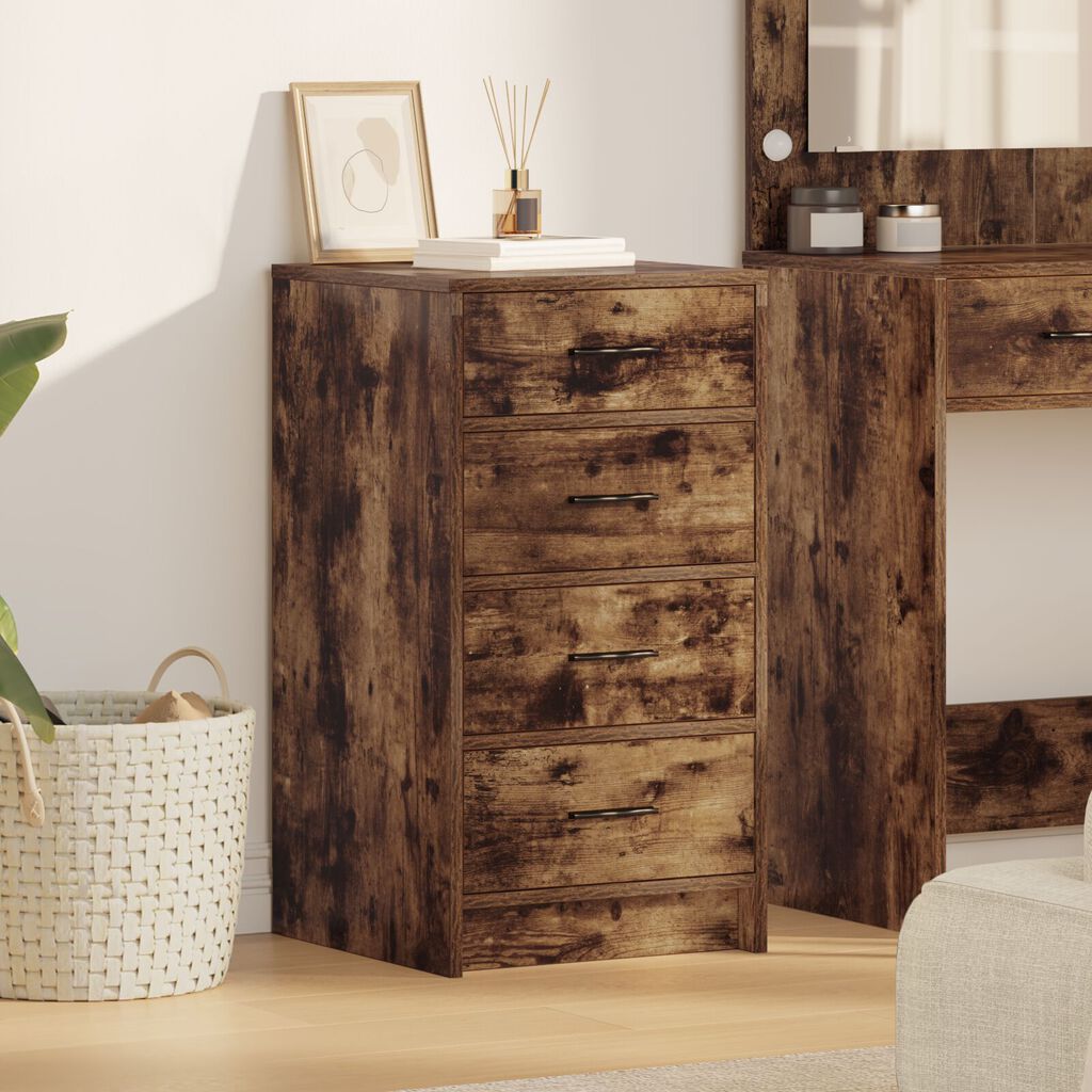 vidaXL Σιρταριέρα Καπνιστού Δρυ 40x41x75 εκ. Σχηματισμένου Ξύλου