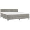 vidaXL &Kappa;&rho;&epsilon;&beta;ά&tau;&iota; Boxspring &mu;&epsilon; &Sigma;&tau;&rho;ώ&mu;&alpha; &Alpha;&nu;&omicron;&iota;&chi;&tau;ό &Gamma;&kappa;&rho;&iota; 180x200 &epsilon;&kappa;. &Beta;&epsilon;&lambda;&omicron;ύ&delta;&iota;&nu;&omicron;