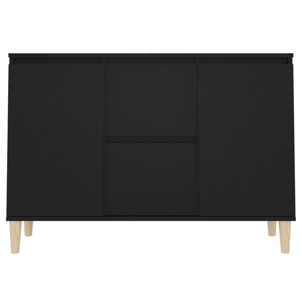 vidaXL Μπουφές Μαύρη 101 x 35 x 70 εκ. από Επεξεργασμένο Ξύλο