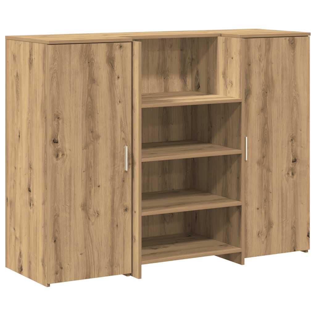 vidaXL Γραφείο υποδοχής 135x50x103,5 εκ. Επεξεργασμένο Ξύλο
