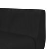 vidaXL Καναπές Κρεβάτι Γωνιακός Μαύρος 275 x 140 x 70 εκ. Βελούδινος