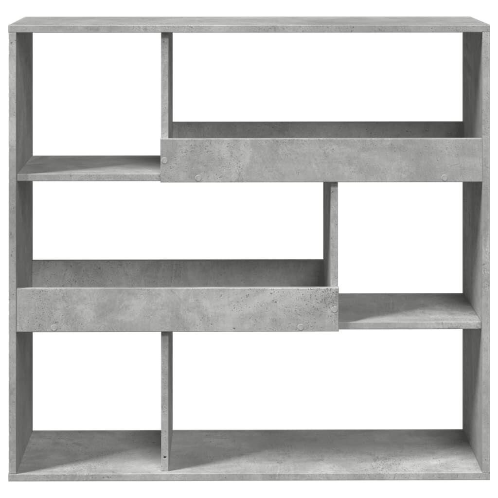 vidaXL Βιβλιοθήκη/Διαχωριστικό Χώρου Γκρι 100x33x94,5 εκ. Επεξ. Ξύλο