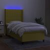 vidaXL &Kappa;&rho;&epsilon;&beta;ά&tau;&iota; Boxspring &mu;&epsilon; &Sigma;&tau;&rho;ώ&mu;&alpha; & LED &Pi;&rho;ά&sigma;&iota;&nu;&omicron; 100x200 &epsilon;&kappa; &Upsilon;&phi;&alpha;&sigma;&mu;ά&tau;&iota;&nu;&omicron;