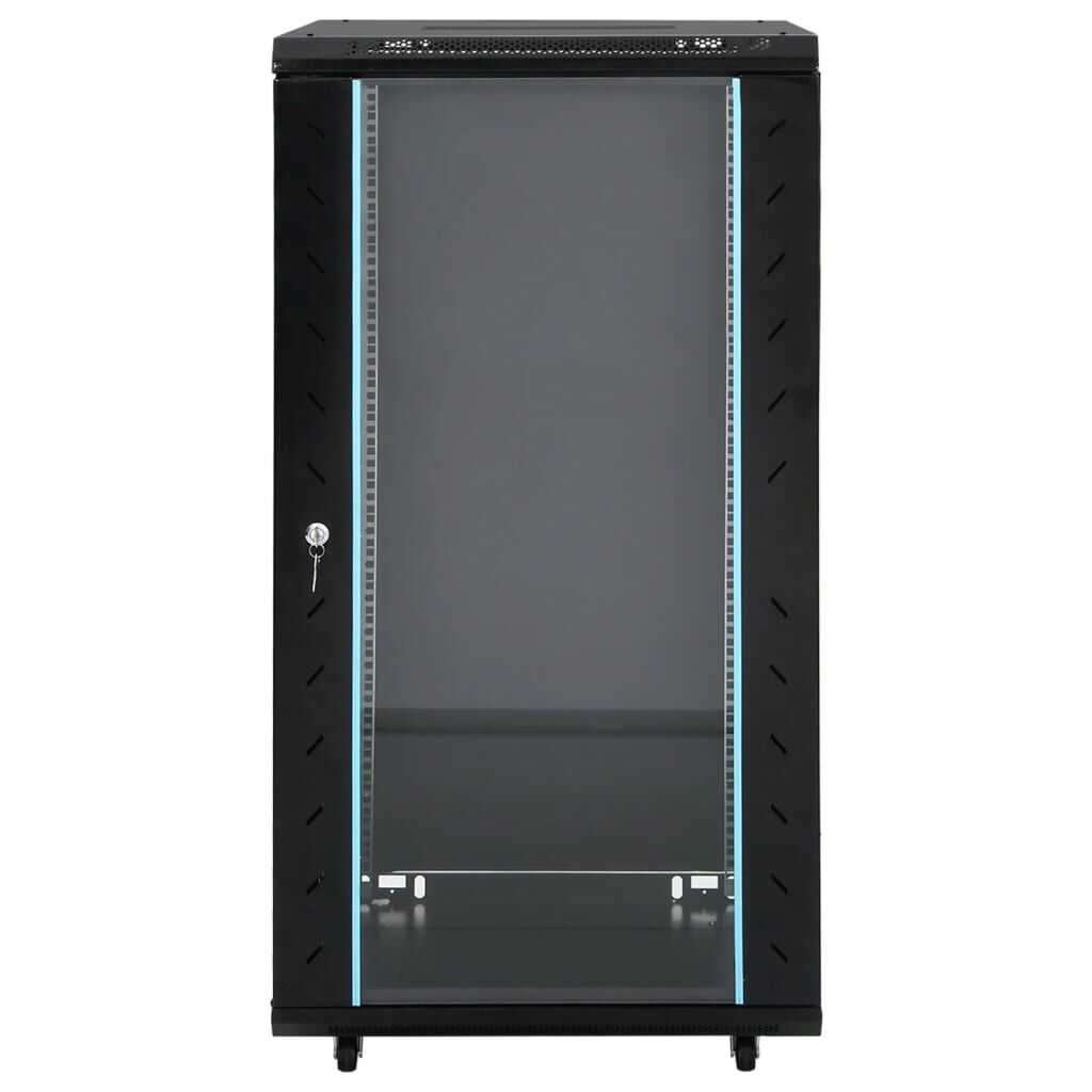 vidaXL Καμπίνα Δικτύου με Περιστ. Πόδια 22U 19" IP20 60x60x120 εκ.