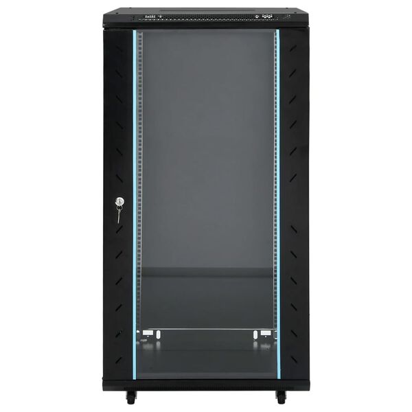 vidaXL Καμπίνα Δικτύου με Περιστ. Πόδια 22U 19" IP20 60x60x120 εκ.