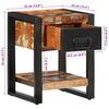 vidaXL Κομοδίνο Πολύχρωμο 35x34x45 cm Στερεό ξύλο αναγεννημένο