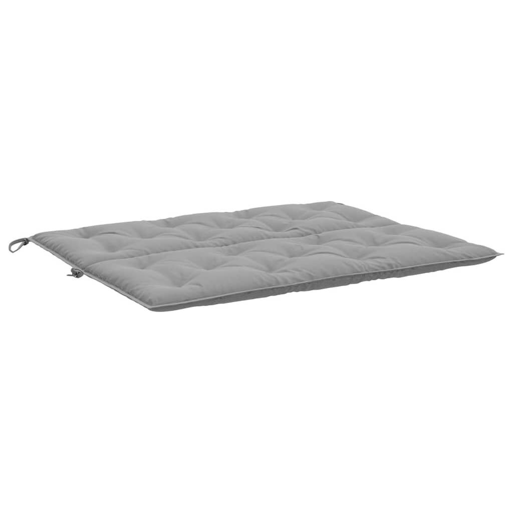 vidaXL Μαξιλάρι Πάγκου Κήπου Γκρι 120x(50+50)x7 εκ. Ύφασμα Oxford
