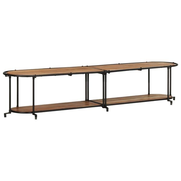 vidaXL Έπιπλο Τηλεόρασης 200x42x40 εκ. από Μασίφ Ξύλο Ακακίας